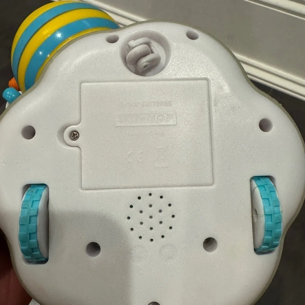 Skip Hop Bumble Bee Yellow and Blue Electronic Musical Bee Crawling Toy